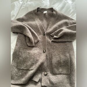 H&M Taupe Women's Cardigan